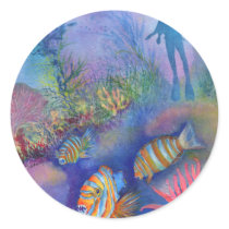 Harliquin Fish Stickers