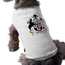 Harlow Family Crest Dog Tshirt
