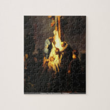 Harmensz Van Rijn Rembrandt - puzzle de crucifixio