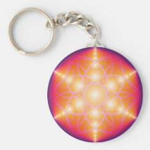 Harmonic Flower Of Life Key Chains