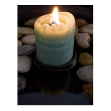 Harmony Candle Post Card