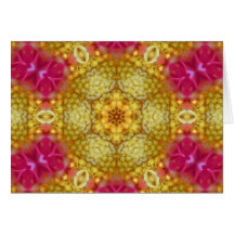 Harmony Flower Star Greeting Cards
