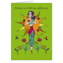 Harmony Goddess Greeting Card