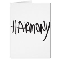harmony greeting card