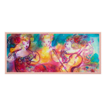 HARMONY TRIO SPRING CONCERT,Champagne Metallic Personalized Invitation
