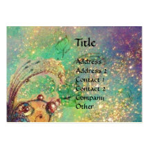 HARMONY TRIO SPRING CONCERT / MAGIC BUTTEFLY PLANT BUSINESS CARD TEMPLATE