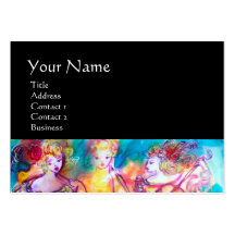 HARMONY TRIO SPRING CONCERT MONOGRAM ,black Business Card