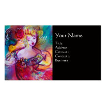 HARMONY TRIO SPRING CONCERT MONOGRAM ,Black Pearl Business Cards