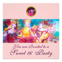 HARMONY TRIO SPRING CONCERT,Sweet 16 Birthday Custom Announcement