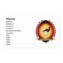 Harness Racing Mandorla Business Card