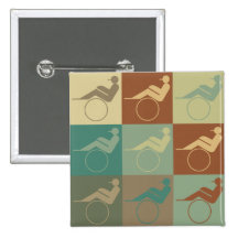 Harness Racing Pop Art Buttons