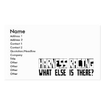 Harness Racing What Else Is There? Business Card