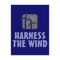Harness the Wind (3) Postcard