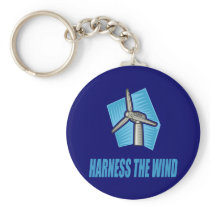 Harness the Wind Keychain