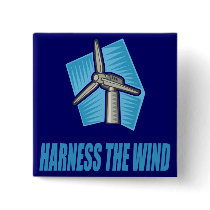 Harness the Wind Pinback Buttons