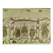 Harold  is offered the crown and the postcards