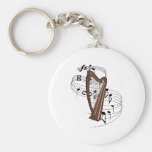 Harp Key Chains