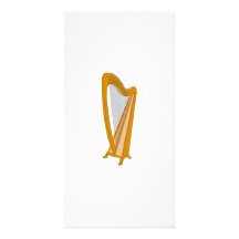 Harp Photo Card