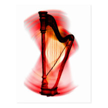 Harp spin postcards