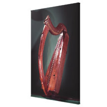 Harp Stretched Canvas Prints