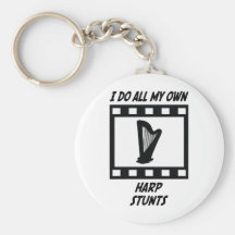 Harp Stunts Key Chains