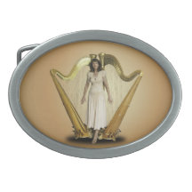 HARPIST 1 OVAL BELT BUCKLE