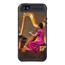 HARPIST IN CLOUDS CASES FOR iPhone 5