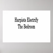 Harpists Electrify The Bedroom Print