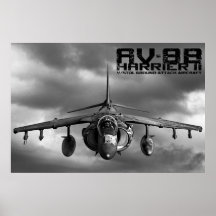 Harrier d'AV-8B II Posters