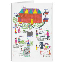 Harriett's Sanitation Plan Greeting Card