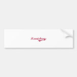 Harrisburg Arkansas Classic Design Bumper Sticker