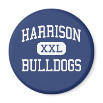 Harrison - Bulldogs - High - Kennesaw Georgia Magnet
