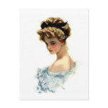 Harrison Fisher Girl  in Blue Postcards