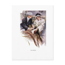 Harrison Fisher Girl - The Proposal Post Card