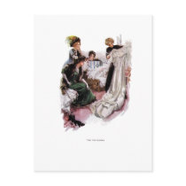 Harrison Fisher Girl - The Trousseau Postcard