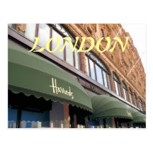 Harrods London UK postcard