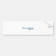 Harrodsburg Kentucky Classic Design Bumper Sticker