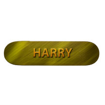 harry gold custom skateboard deck