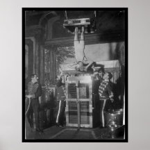 Harry HOUDINI Escape Artist Water Torture Poster
