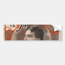 Harry Houdini, 'King of Cards' Vintage Theatre Bumper Sticker