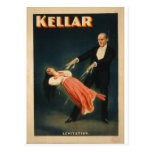 Harry Kellar performs Levitation 1895 Magic Post Cards