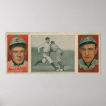 Harry McIntire/James P. Archer, Chicago Cubs, base Affiche