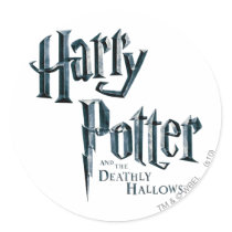 Harry Potter and the Deathly Hallows Logo 1 Round Sticker