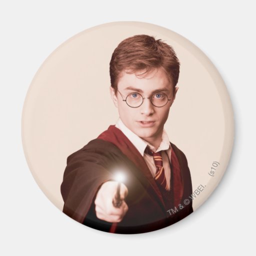 Harry Potter Points Wand Refrigerator Magnet