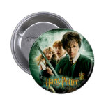 Harry Potter Ron Hermione Dobby Group Shot buttons