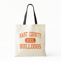 Hart County - Bulldogs - High - Hartwell Georgia Tote Bags