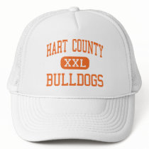 Hart County - Bulldogs - High - Hartwell Georgia Trucker Hat