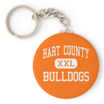 Hart County - Bulldogs - High - Hartwell Georgia Key Chain