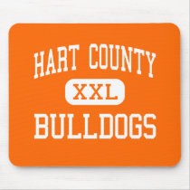 Hart County - Bulldogs - High - Hartwell Georgia Mousepads