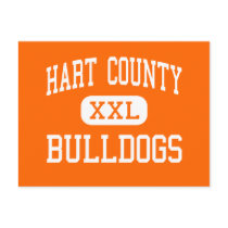 Hart County - Bulldogs - High - Hartwell Georgia Post Card
